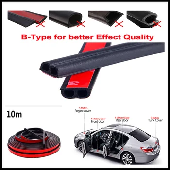 

CAR 10m Door Seal Strip Rubber sealing Strips for Mercedes Benz W203 W210 W211 W204 A C E S CLS CLK CLA GLK ML SLK Smart