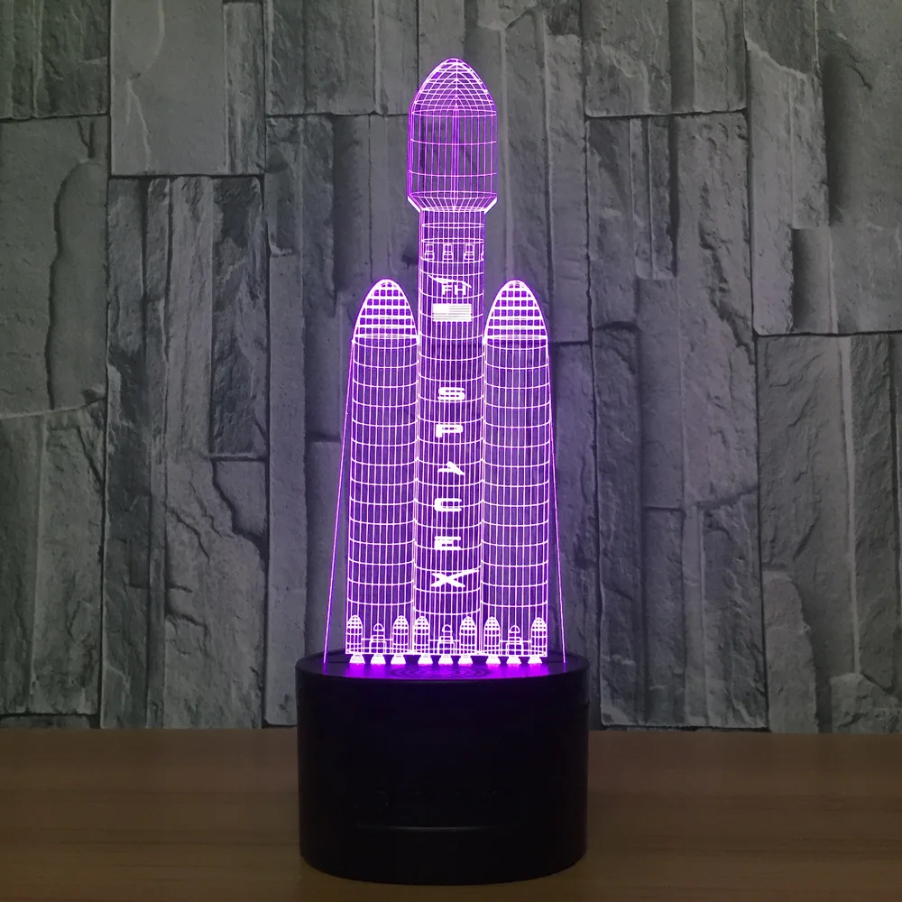 Usb 3d Ночник Новинка Luminaria Led 3d светильники Usb Led Настольная лампа 7 цветов Изменение Настольная лампа