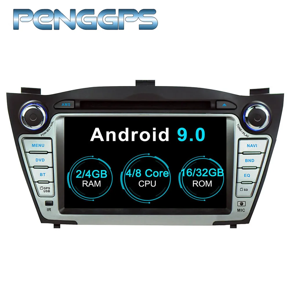 

2 Din Car Radio Android 9.0 System for Hyundai Ix35 2009-2015 CD DVD Player GPS Navigation Supports Amplifier 7" IPS Screen Unit
