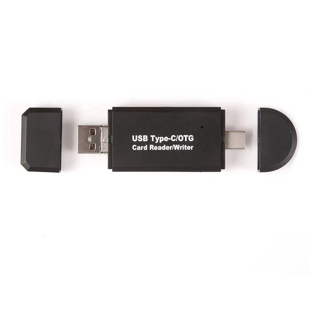 Кардридер Leadzoe USB 2,0/Тип C/Micro USB OTG TF SD смарт-кардридер для Android телефон планшетный ПК