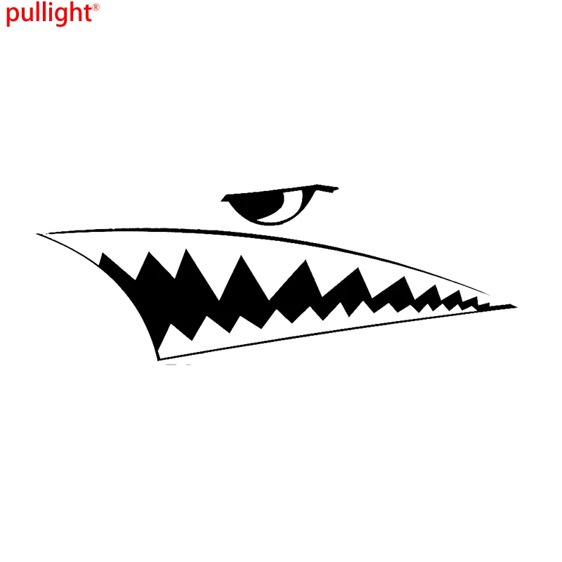 

2x Shark Teeth Graphics Car Stickers Waterproof Vinyl Sticker Shark Decals Car Body decor new style hot