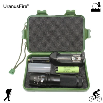 

Tactical Flashlight T6 LED Flashlight Zoom Torch AAA/18650/26650 Battery Adjust Focus Light Outdoor Lamp