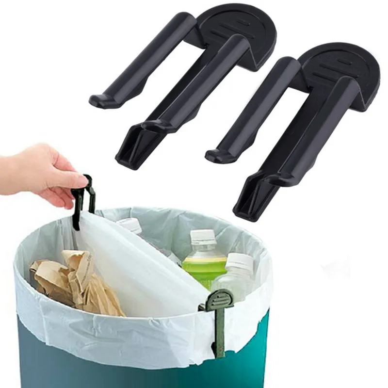 

10pcs/lot Practical Trash Can Clamp Plastic Garbage Bag Clip Fixed Waste Bin Bag Holder Rubbish Clip