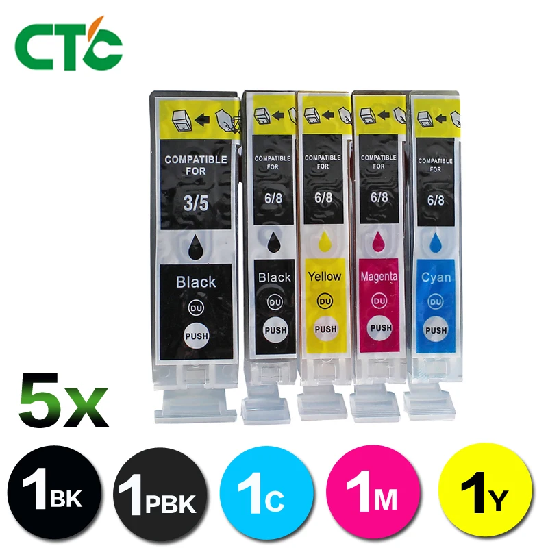 1Set Compitalbe for canon PGI 5 CLI 8 Ink Cartridge For Canon Pixma
