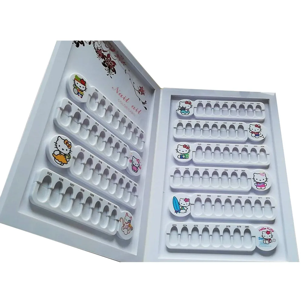 

120 Colors Nail Display Gel Polish Display Book Manicure Nails Color Card Nail Art Tools False Nail Tips Showing Shelf