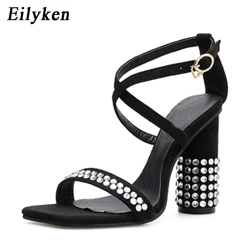 square heel sandals