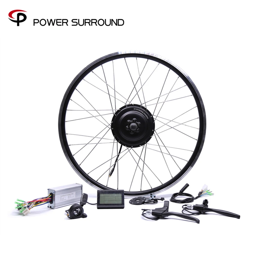 US $331.20 Rushed 48v500w Bafang Rear Cassette Electric Bike Conversion Kit Brushless Hub Motors 20 26 28diy Motor Wheel