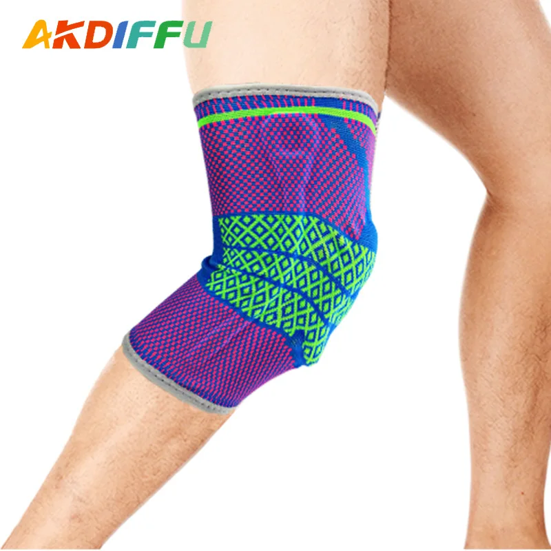 1 قطعة دعامة الركبة دعم منصات كم كرة السلة التنس الكرة الطائرة الركبة حزام الركبة حامي dizlik