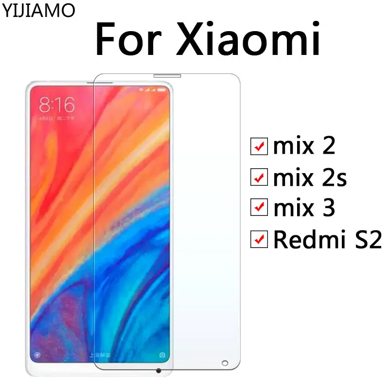 

9H Tempered Glass for Xiaomi mix 2s 2 s Redmi s2 mi mix 3 mix2 mix2s 2.5D screen protector for Xiaomi Redmi S2 Protective Glass