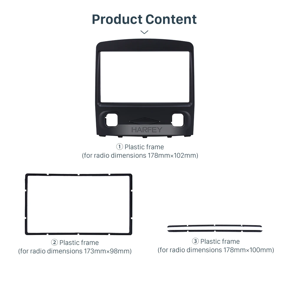 Harfey автомобиля радио Фасции 2Din приборная панель установка рамка отделка комплект для Ford Escape стерео интерфейс пластина установка аудио пластина
