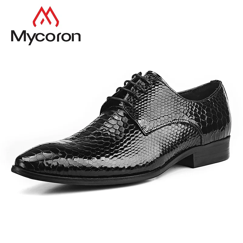 Mycoron Роскошные модные брендовые ручной змеиной блестящие лакированные из