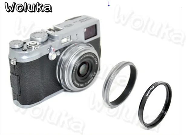 Бленда объектива фотокамеры X100T X100F S X70 + адаптер спидометра для F CD50 T06A|Бленды| |