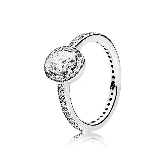 

Kristie 100% Sterling silver 1:1 Glamour 191017CZ VINTAGE ELEGANCE RING Original Women wedding Fashion Jewelry