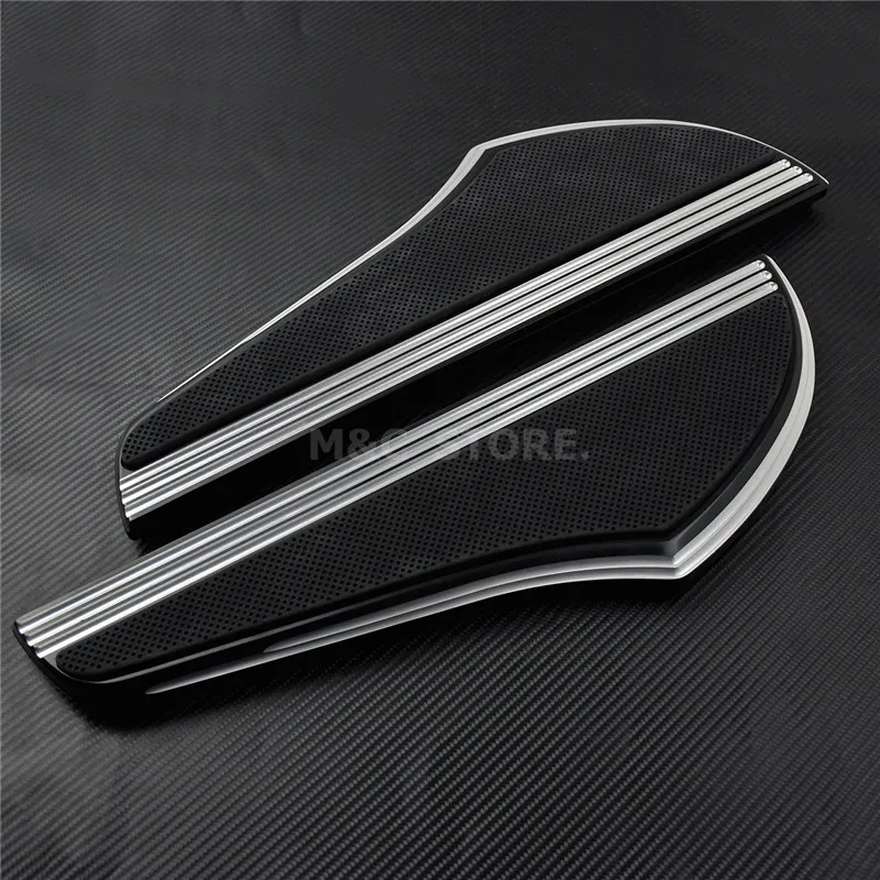 Подножки переднего водителя для Harley Touring Road King Tri Street Glide FLHR FLHX 2000 2019 Softail Heritage Fat