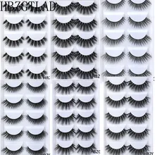 Новые 5 пар норковых ресниц натуральные длинные накладные ресницы 3d норковые ресницы 1 коробка наращивание ресниц для макияжа Искусственные ресницы G800