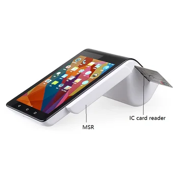 

Portable 4G WIFI All in One Android POS Terminal Bar code Scanner for Small Business