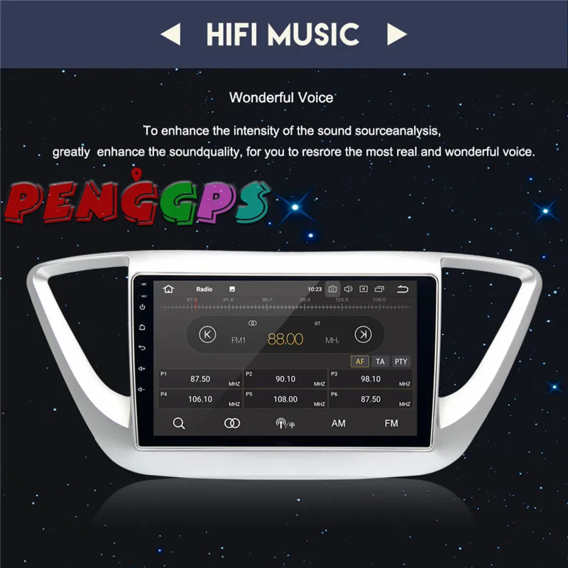 Flash Deal Android 8.0 7.1 Car Stereo Multimedia Radio GPS for Hyundai Solaris 2017 2018 verna I25 Autoradio Navigation Head unit IPS HD 10