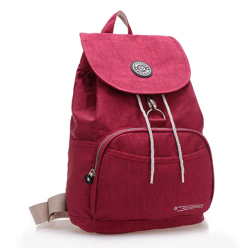 

Women Backpack Drawstring bag Waterproof Nylon 10 Colors Lady Women's Backpacks Female Casual Travel bag Bags mochila