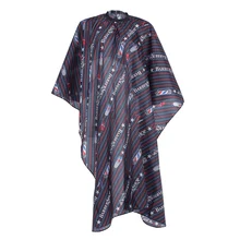 Парикмахерские накидки для стрижки волос, парикмахерский плащ для парикмахерской, водостойкая ткань для стрижки волос, антистатическое окрашивание волос, стильное платье