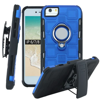 

Belt Clip Holster Case For iPhone 6 6s 7 8 Plus Magnetic Car Mount for Men Shockproof Armor Cover iphone 6+ 7+ Stand Phone Case