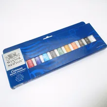 Winsor& Newton котман акварельные краски 12 трубки 8mlx12 Цвета