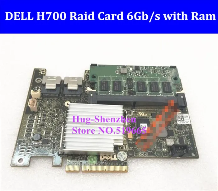 For DELL PERC H700 Array Raid Card Motherboard PCI E 8X 6Gb/s RAID