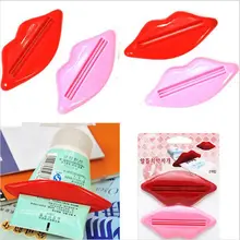 2 Шт. Лучшие Продажи Sexy Hot Lip Поцелуй Ванная Комната Труба Диспенсер Зубная Паста Крем Соковыжималка Главная Трубопрокатный Держатель Соковыжималка