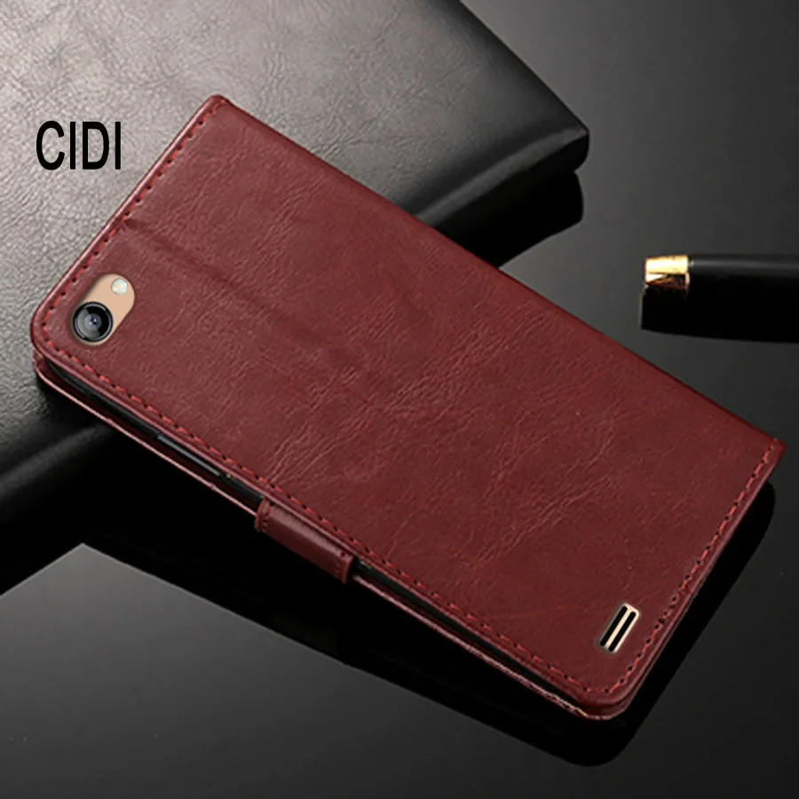 

YSW For Vertex Impress Luck Case Wallet Case with Card Slot and Kickstand PU Leather Flip Flap Cases