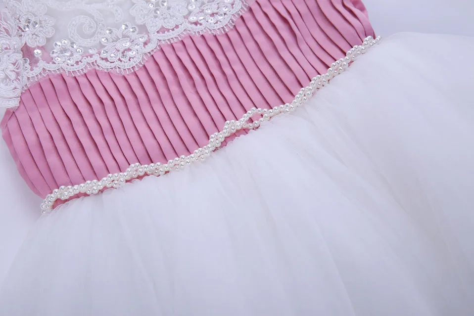 Cutestyles/новейшее платье с цветочным узором для девочек белое шифоновое платье с большим бантом на спине детская одежда G-DMGD911-1158