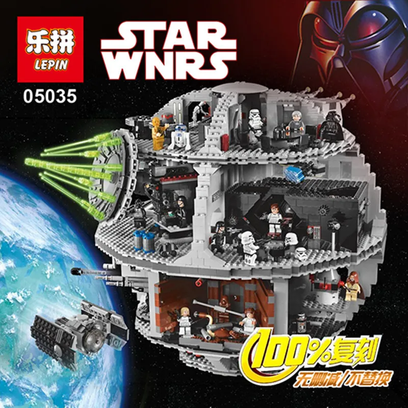 

LEPIN 05035 Death Building Block 3804pcs Self-Locking Bricks Toys Kits 10188 Educational boy Toys for Children Gifts