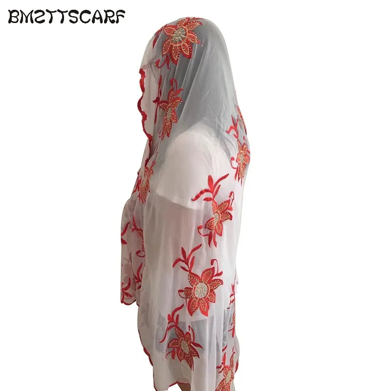 

New African Women Chiffon Scarf,big chiffon muslim scarf for shawls wraps BM378