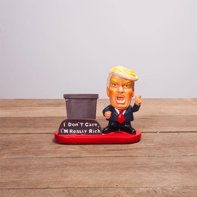 Креативный смоляный кукольный Трамп мультяшный персонаж статуя Модель Кукла