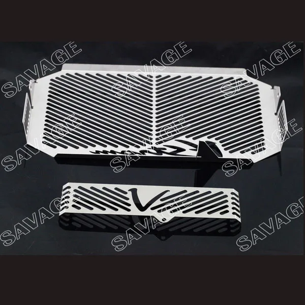 

Motorcycle Radiator Grille Guard Cover Protector & Oil Cooler Protector For DL650 V-Strom 2004-2010