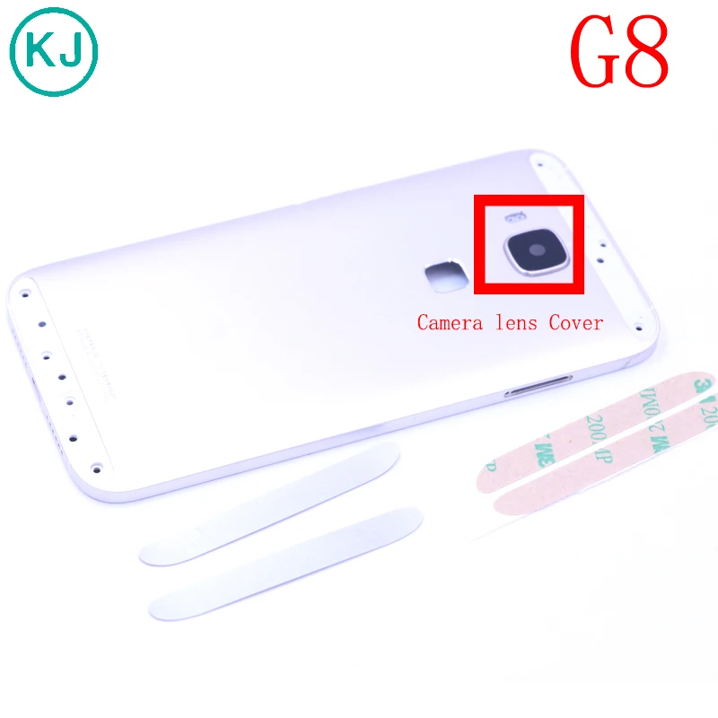 

Rear G8 Battery Back Cover For Huawei G8 GX8 Battery Housing Back Door Case With Volume Power Button Camera Lens Cover