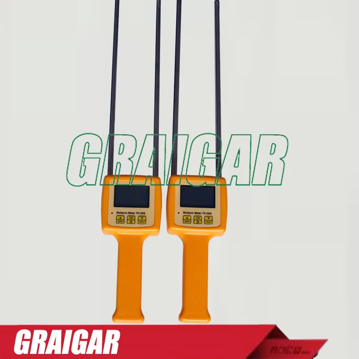 TK100S Corn,wheat,rice,bean,wheat flour tester 4 Digital LCD Grain moisture meter range:5-35% hygrometer digital multi grain moisture meter tester rice wheat rye peas corn oat 6 30% tk25g