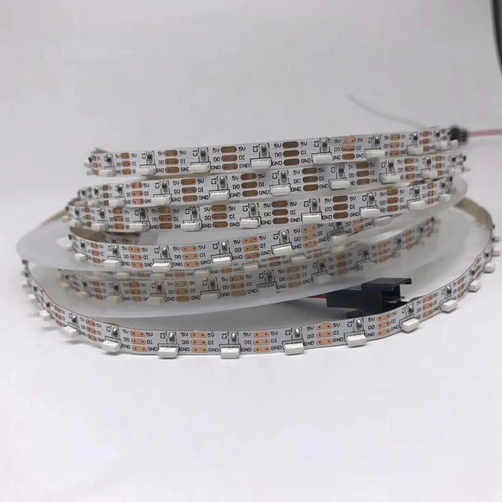 [Seven Neon] Высокая яркость DC5V 60/72/120 светодиодов/m SK6812 WS2812B IC адресная красочная 8 мм SMD
