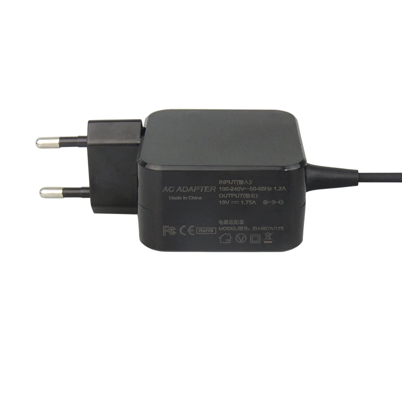 For ASUS notebook S200E X201E X403M E402 computer power adapter 19V 1.75A charger 4.0mm*1.35mm EU Plug For ASUS notebook S200E X201E X403M E402 computer power adapter 19V 1.75A charger 4.0mm*1.35mm EU Plug