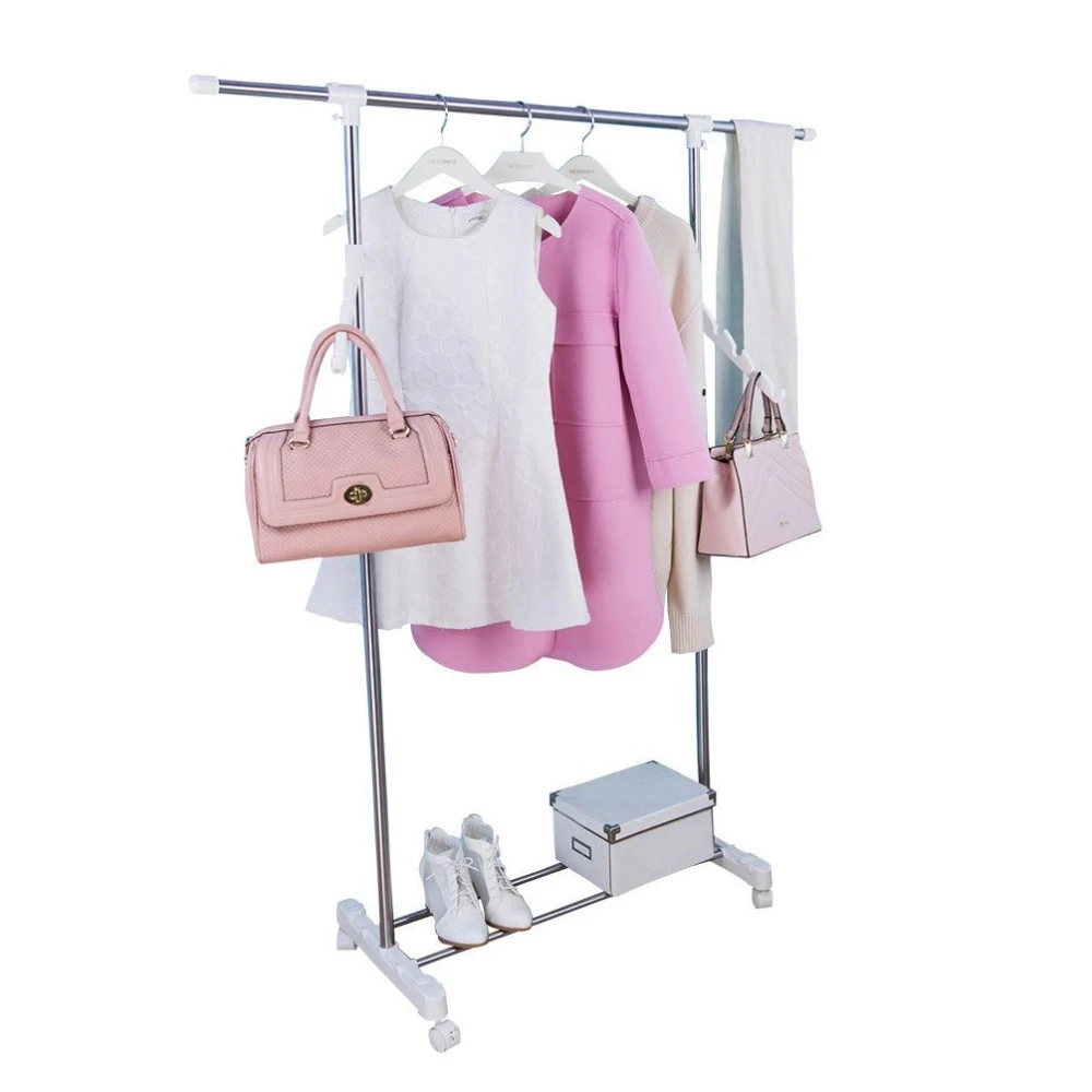 Adjustable Single Rod Garment Rack atelieryuwa.ciao.jp