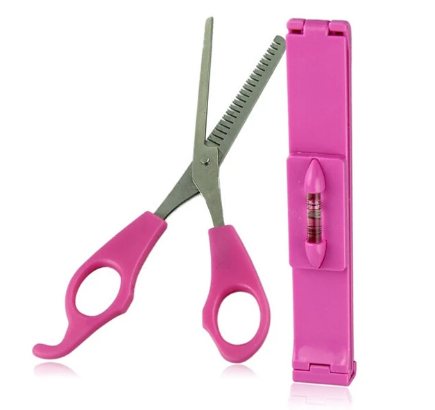 Новые профессиональные инструменты для волос Tesoura ножницы для челки набор ножниц салонные режущие филировочные Парикмахерские ножницы комплект заколок для волос - Цвет: PINK