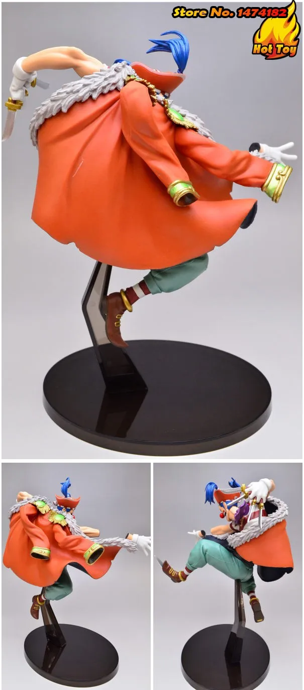 100% Оригинальные Banpresto скульптуры большой zoukeiou 4 Vol.4 Коллекция Рисунок-багги из "ONE PIECE"