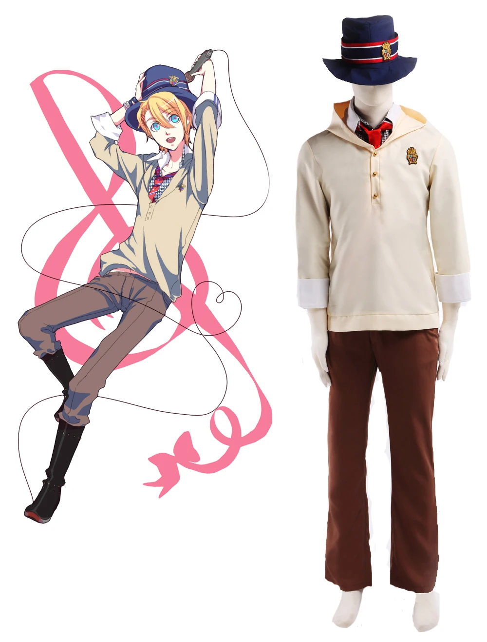 

Uta no Prince-sama Syo Kurusu Saotome Academy School Uniofrm Cosplay Costume