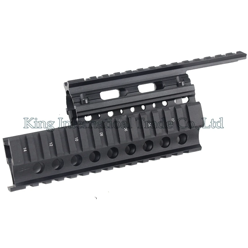 Аксессуары для охотничьей винтовки Airsoft Tactical AK 74U Airsoft Quad Ris Rail Scope Mount Handguard Rail 12 шт. Picatinny Cover