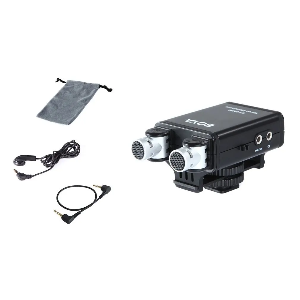 

BOYA BY-SM80 Stereo Condenser Video Microphone For DSLR Camera Microphone