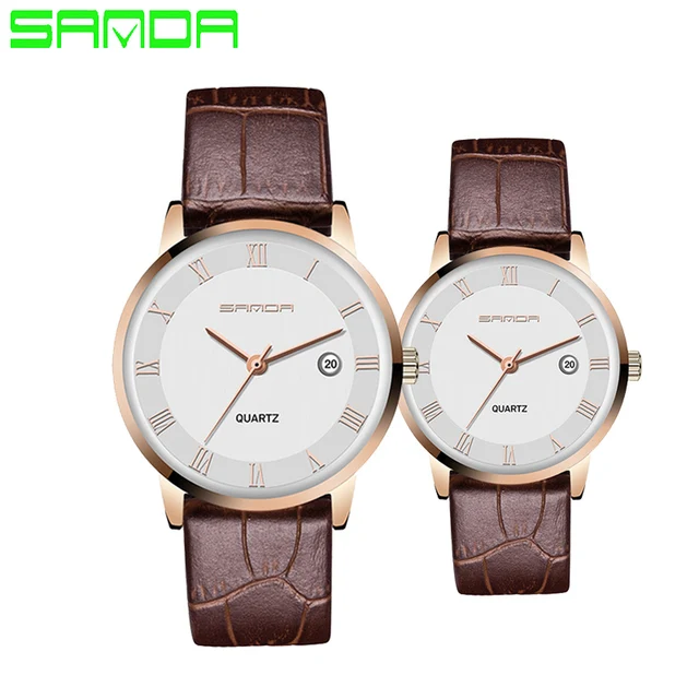SANDA Lovers' Watch Men Women Fashion Casual Watches Lover's Quartz Watch Reloj SANDA Lovers' Watch Men Women Fashion Casual Watches Lover's Quartz Watch Reloj
