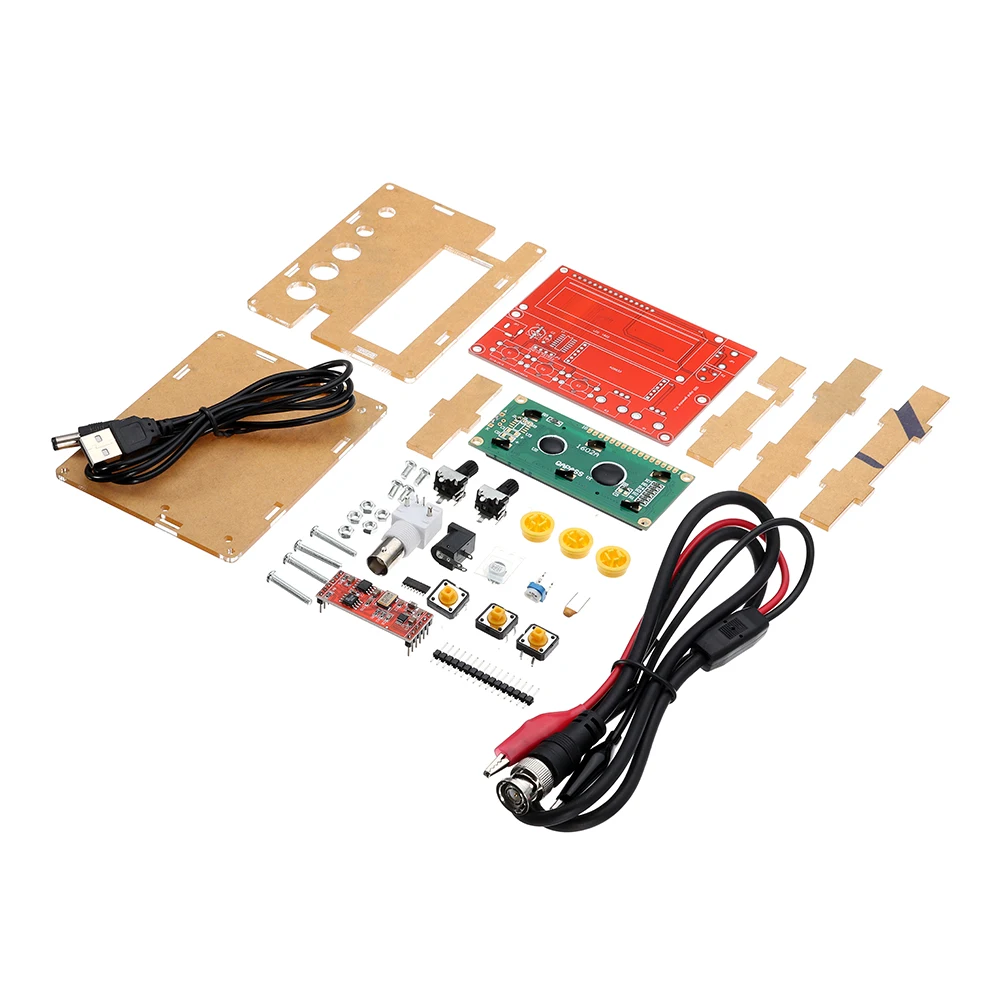 

High Precision Multifunction DIY Kit 5V Triangular Sine Square Wave AD9833 LCD1602 Signal Generator
