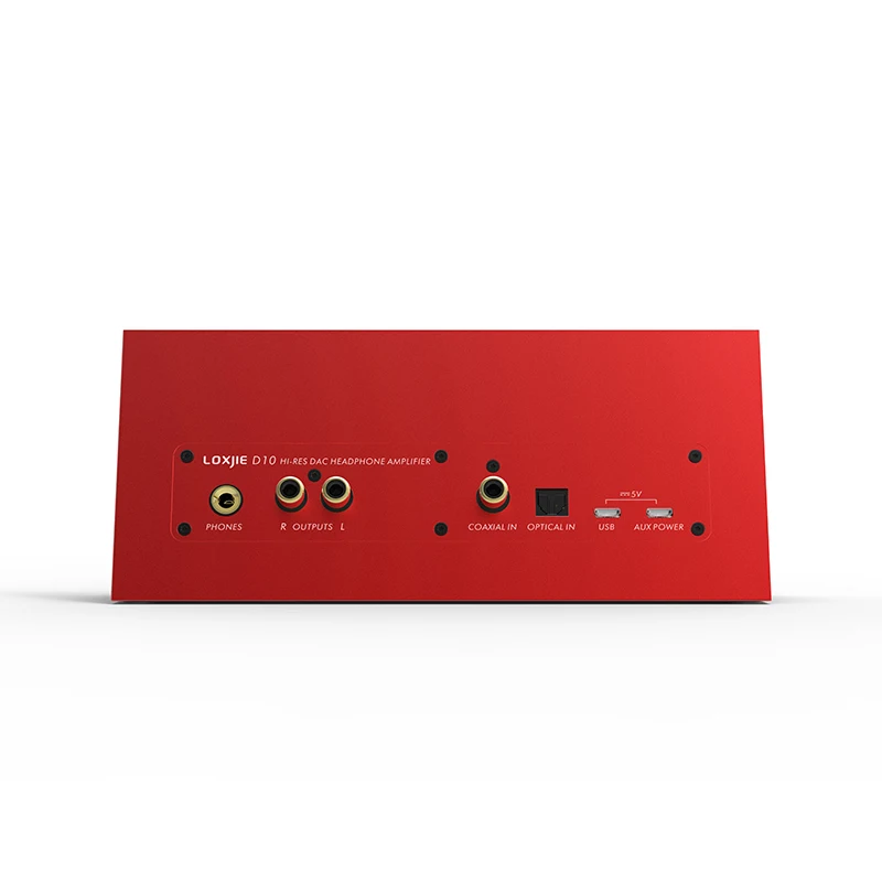 LOXJIE D10 Hi-res DAC Converter Optical/Coaxial/USB Digital-to-Analog Adapter Decoder & Headphone Amplifier & Mini Stereo Amp