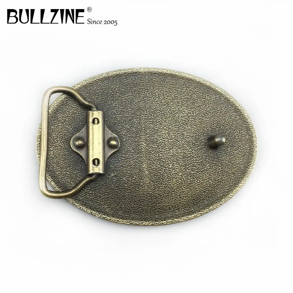 Пряжка для ремня Bullzine из цинкового сплава в стиле ретро Западный дикий кабан