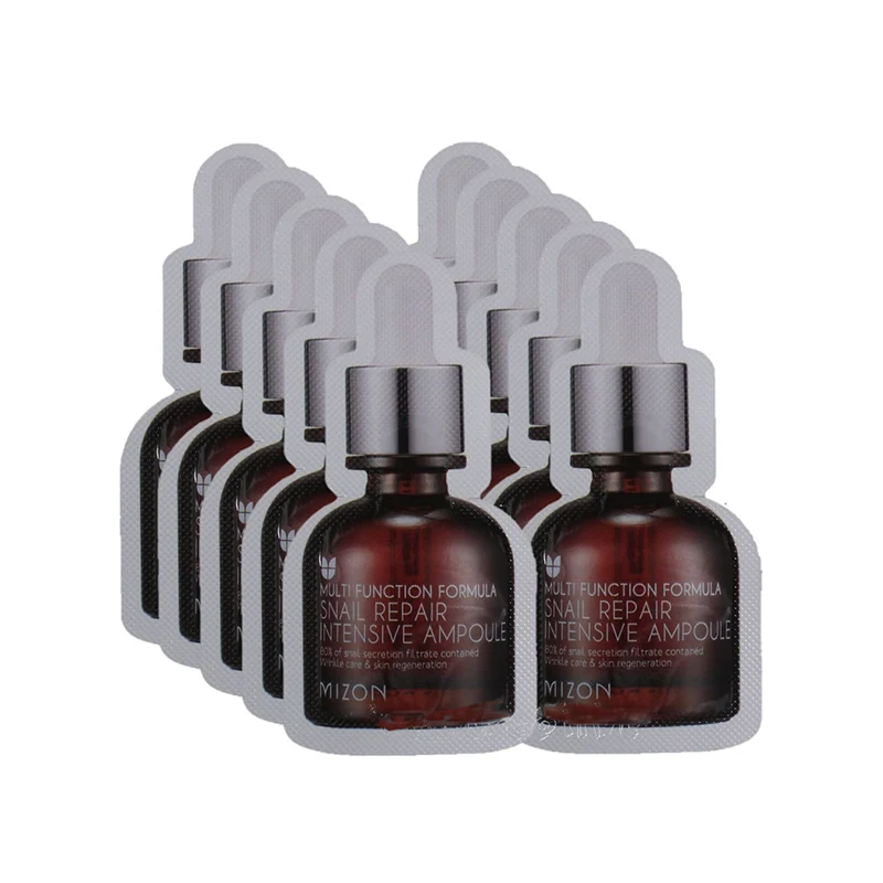 

MIZON Snail Repair Intensive Ampoule Sample 20pcs Face Cream Serum Moisturizing Anti wrinkle Snail Repair Cream Korea Cosmetics