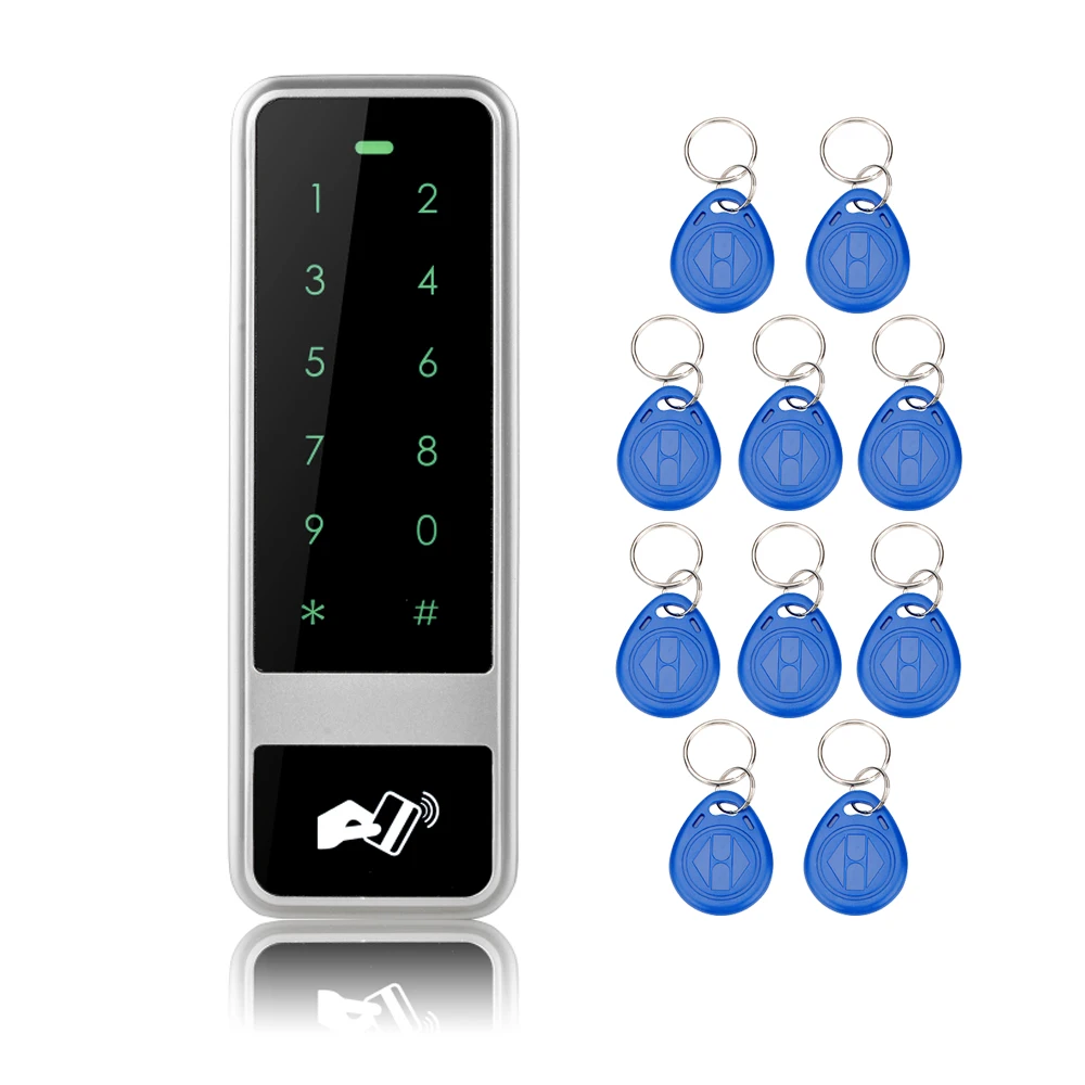 RFID Waterproof electronic door lock Metal Access control keypad with