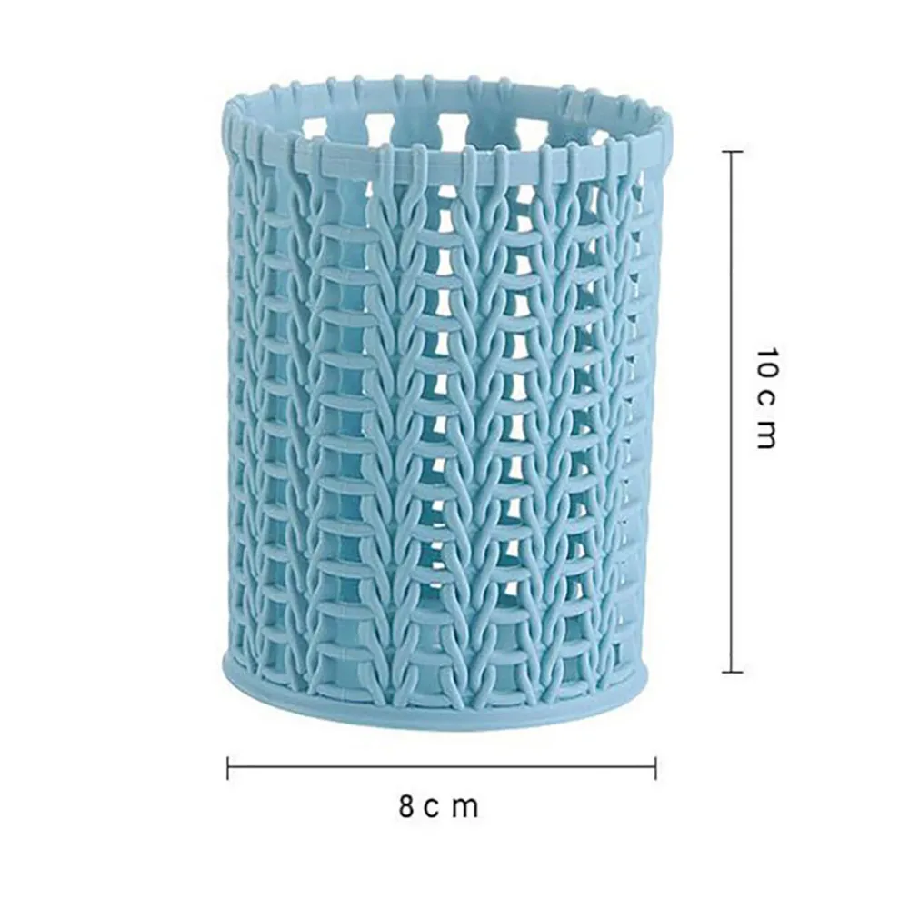 Держатель для ручек, пластиковая компактная корзина для студентов, кухни, ванной, офиса, настольный органайзер, держатель для ручки, карандаша, корзина для хранения, держатель